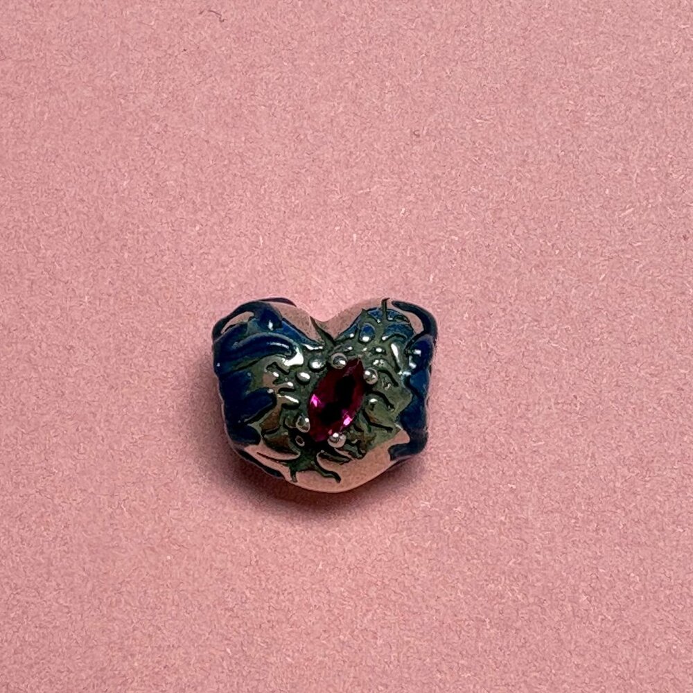 Pandora Stranger Things Glow-in-the-dark Heart Charm